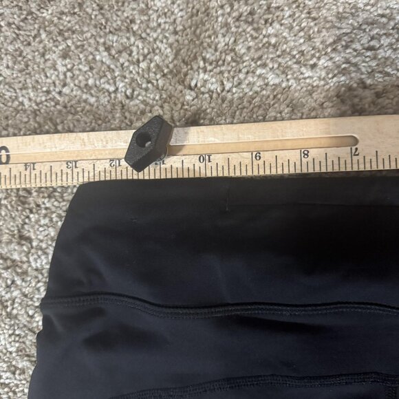 Nike Running Leggings Mens Medium Black Dri-FIT Leggings Zip Pocket Compression - Picture 9 of 11